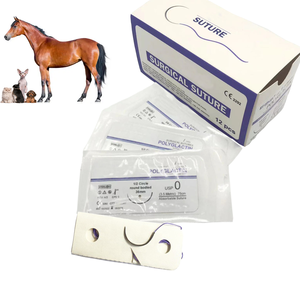 75cm Veterinary Absorbable Surgical Sutures POLYGLACTIN PGLA 910