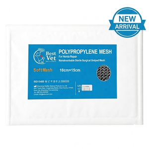 PET care veterinary surgical use non-absorbable Hernia repair mesh Polypropylene mesh for pet operating room use