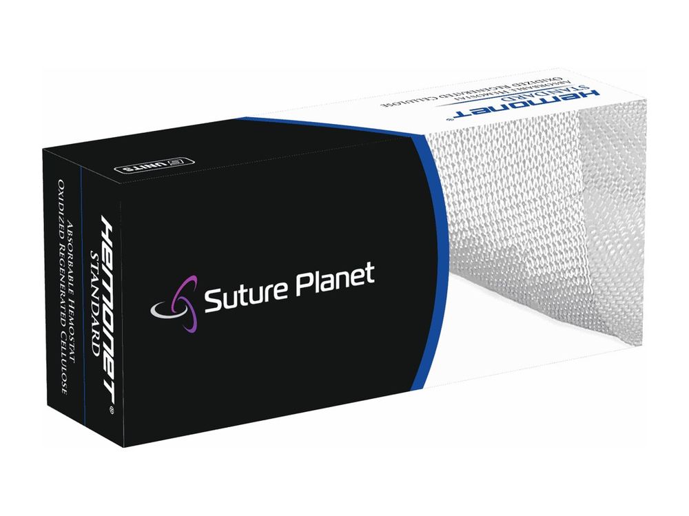 Hemonet Absorbable Hemostat ORC sterile surgical pack by Suture Planet