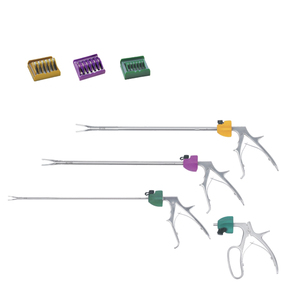 Factory Surgical Laparoscopic Endoscopic Disposable Titanium Clip Applier 5mm with Counter